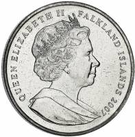 () Монета Фолклендские Острова 2007 год 1 крона ""   PROOF